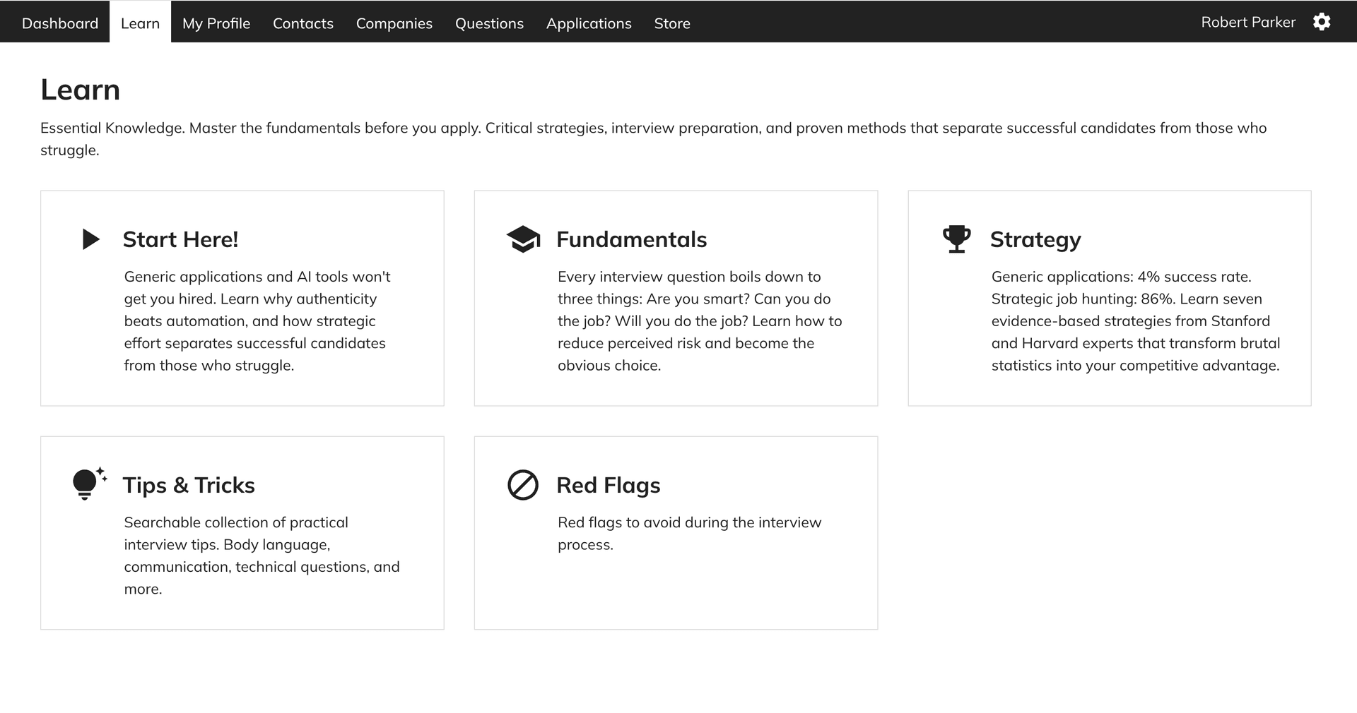 Master Interview Fundamentals
